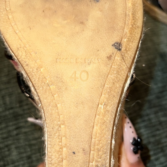 BURBERRY NOVA CHECK ESPARDRILLE/ WEDGES/SLIDE ON SANDALS—US 9 or UK 40 - Picture 14 of 15